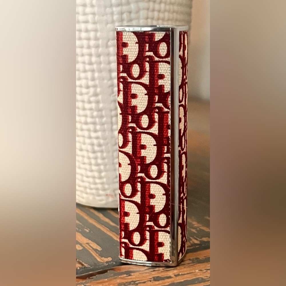 DIOR ADDICT CASE - LIMITED EDITION: Burgundy Oblique NWOT - Picture 5 of 9